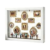 Conservación versátil de recuerdo: protege tus fotos pequeñas y recuerdos más preciados detrás de un panel protector transparente que mantiene el polvo lejos mientras muestra tus recuerdos favoritos en un formato artístico
