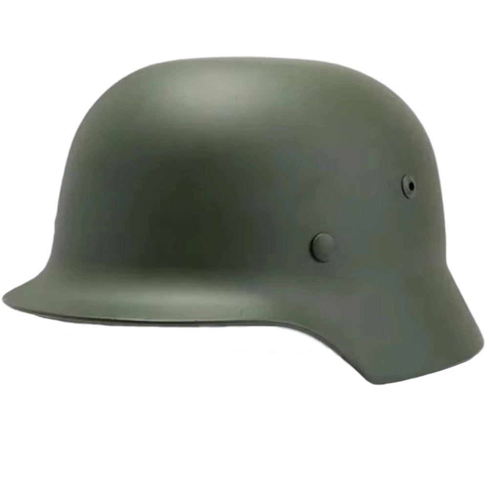Casco de acero alemán M35 para recreación histórica y colecciones de la Segunda Guerra Mundial