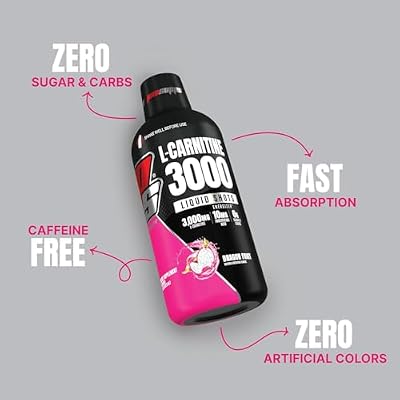 PROSUPPS L-Carnitine 3000 لقطات سائلة خالية من المنشطات (فاكهة التنين) Amino23 لقطات الكولاجين السائل (لكمة الحمضيات) حزمة