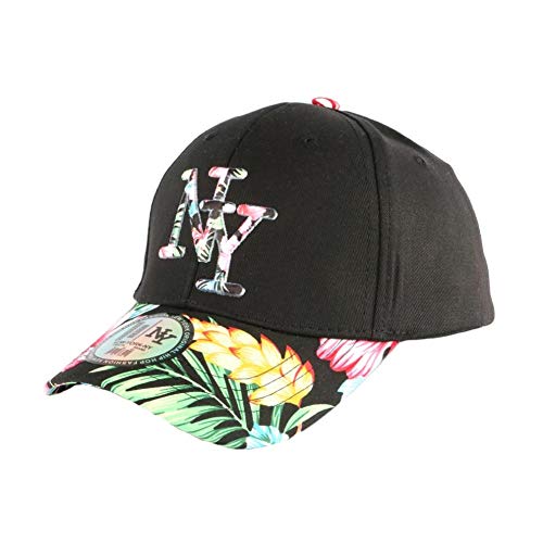 Casquette NY enfant fleurs pour l'école et les loisirs 7-12 ans