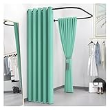 Ankleidezimmer, tragbarer Ankleideraumteiler für Bekleidungsgeschäft, Beige, 80 x 80 x 80 cm – ideal zum Wechseln, Modeeinzelhandel und persönlichen Gebrauch