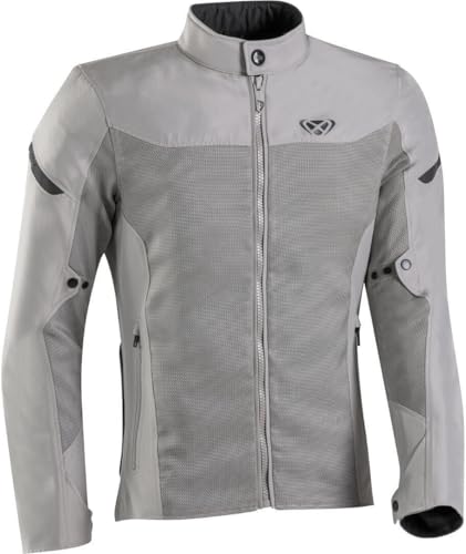 IXON Fresh Motorrad Textiljacke, grau, 2XL