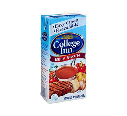 College Inn Beef Broth Easy Open Resealable, 32 OZ (Pack of 12)