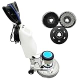 BEILOCKERY Floor Polishing Machine, Commercial and Industrial Floor Buffer, 18" Heavy Duty Multi-functional Carpet Scrubber 110V