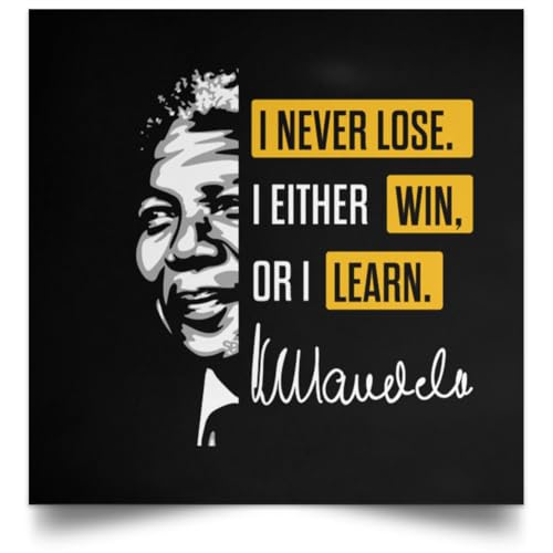Soul'n'Passions Never Lose Either Win or Learn Motivational Room Decor