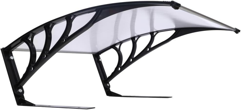 Outdoor Shade Cover Designed for Robotic Lawn Mowers, Portable Garage Roof for Robot Mowers, Weather Resistant Polycarbonate Canopy