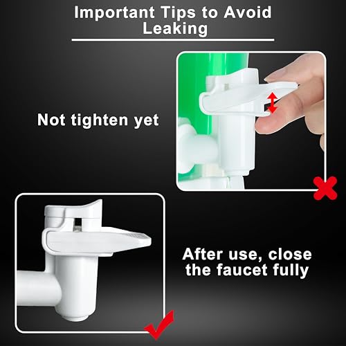 FHJP 2Pcs Laundry Detergent Dispenser, 155OZ Liquid Laundry Soap Dispenser for Laundry Organizer - Image 2