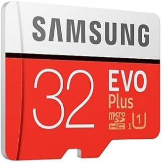 Samsung EVO Plus 32 GB microSDHC UHS-I U1 95 MB/s Full HD Memory Card with Adapter (MB-MC32GA)