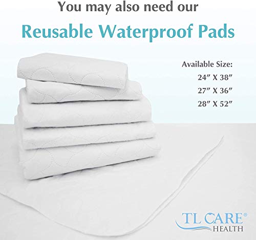 Tl Care Health, Fitted Hospital Bed Sheet, Cotton/Poly Jersey Knit Blend, Twin Xl For Medical Or Home Care, 84" X 36" X 16, 4 Pack #TOP25