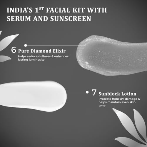 Image of Fem Hyaluronic Lumi-Bright Facial Kit with Pure Diamond & Hyaluronic Acid - 35ml | Instantly Brightens & Hydrates | Reduces Dullness & Dark Spots | Gives Luminous, Smooth & Youthful Skin