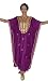 Moroccan Caftan Hand Made Top Quality Breathable Cotton with Gold Hand Embroidery Long Lenght Magenta