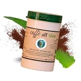 Aloe Center Caffè all’Aloe Arabica 100% – Con Estratto di Aloe Arborescens, 400g per Circa 100 Tazzine – Caffè Naturale e sensoriale per Moka Classica, Qualità Premium