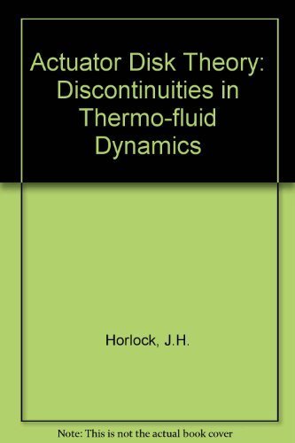 Actuator disk theory: Discontinuities in thermo fluid dynamics