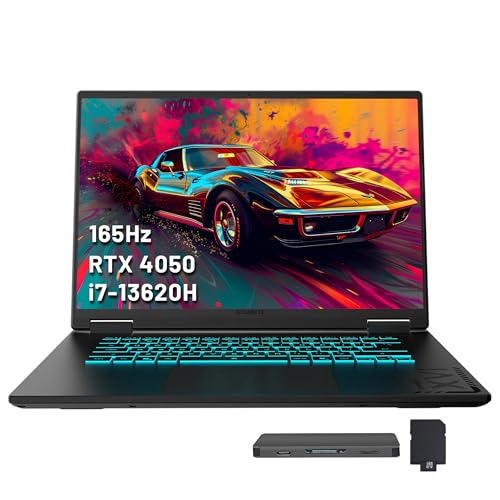 GIGABYTE Gaming A16 �m�[�g�p�\�R�� 16�C���` WUXGA 165Hz �f�B�X�v���C Intel i7-13620H GeForce RTX 4050 64GB DDR5 3TB�X�g���[�W (2TB SSD+1TB �h�b�L���O�X�e�[�V��
