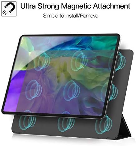 ZtotopCase for New iPad Pro 11 Case 2021&2020, Strong Magnetic Ultra Slim Trifold Stand Cover with Auto Sleep/Wake, iPad Pencil Charging Support for iPad Pro 11 inch 3rd /2nd Generation, Black