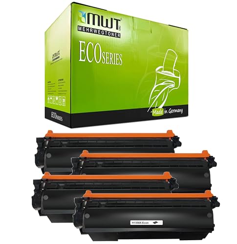 Mehrwegtoner 2 x Pack of 4 Black with Chip HP W1350X Compatible with HP Laserjet M209 M209dw MFP M234 M234dw M234sdw M234sdn Printers