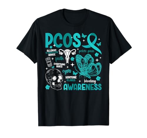 PCOS Awareness Month Proud Polycystic Ovary Syndrome Warrior T-Shirt