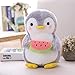 Giocattoli di peluche, Carino pinguino animali ripieni che tengono cibo, Coppia pinguino famiglia per bambini peluche regali, per la famiglia e bambini, regali di compleanno, dimensioni 25cm/45cm