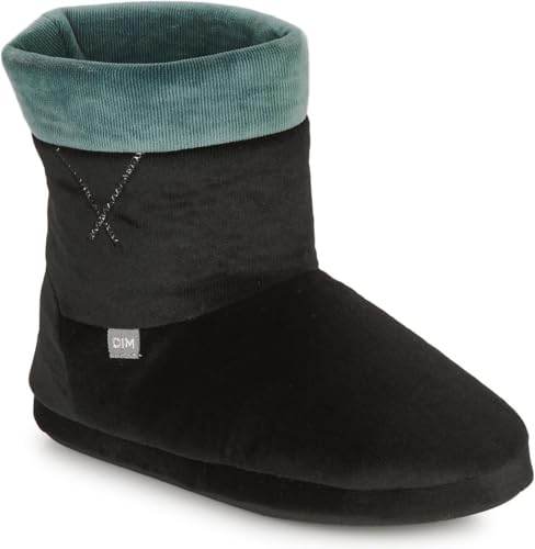Dim - Chaussons Femme D COURJEM Noir/Vert - B0CB7KSXLX - Tailles 37 EU