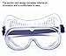 Edward Tools Safety Goggles - Clear Oversized Easy See Lens Can Be used Over Glasses - Comfortable for Chemistry Lab or DIY Work - Vented Anti-Fog Design - Adjustable Headband Fits Most Adults