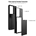 Nvollnoe for Samsung S21 Ultra Case with Card Holder Dual Layer Heavy Duty Protective for Galaxy S21 Ultra Case Hidden Card Slot Slim Wallet Case for Samsung S21 Ultra(Black)