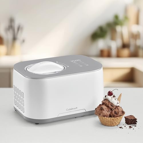 Image of Cuisinart Ice Cream Maker Machine, Automatic, No Pre-Freezing, 1-Qt