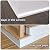 White Rubber Flexible 39Inches Flexible Quarter Round Flooring Molding Suitable for Curved Base Mold Applications, Wrapping Around Columns and Curved Starting Steps.
