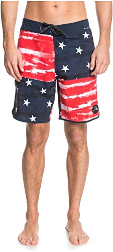 Quiksilver Men's Standard Highline Freedom Quad 19 Boardshort Swim Trunk