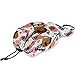 QMIN - Cuscino da viaggio con farfalle e animali colorati, in memory foam, cuscino da collo ergonomico a forma di U, kit da viaggio per aerei, treno