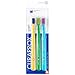 Curaprox Smart Childrens & Adults with Small Mouths, Ultra Soft Toothbrush, 6 Brushes, Better Cleaning, Softer Feeling in Sporty Colours for Boys / Him. 7600 Smart.