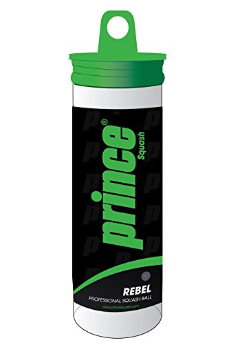 Prince Squash Ball Rebel Blue Dot 3-Ball Tube
