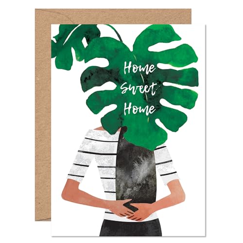 Sweetzer & Orange Housewarming Card – Elegant New Home Greeting Card with Envelope & Gold Foil Seal – 5”x7” Thick Cardstock Congratulations Card for Homeowners, Renters & Real Estate Gifts