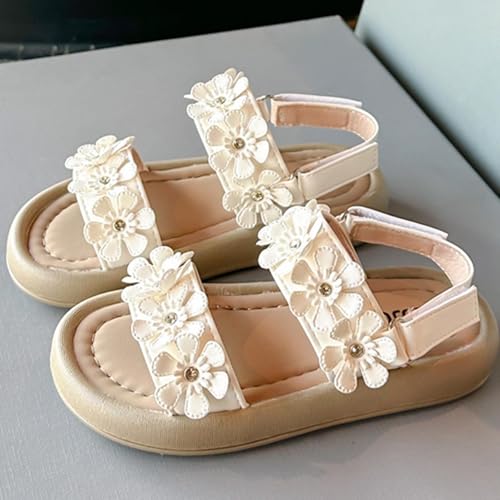 Girls Sandals Girl Cute Solid Color Sandal Kids Shoes Lightweight Soft Comfy Shoe Footwear Outdoor Wedding3