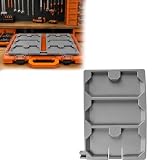 Adapter Plate for Klein MODBox,Heavy-Duty Snap-On Board Connector for Jobsite Tool Box, Tool-Free Modular Storage Organizer for Garage & Truck (1/2 Pack)