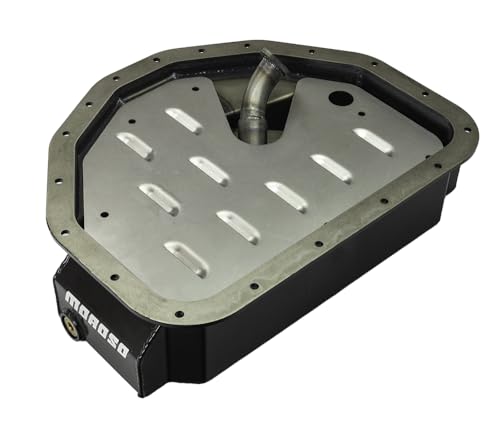 Image of Moroso 20947 Steel Front Sump Lower Oil Pan, Fits Toyota 1JZ /2JZ, Road Race Baffled