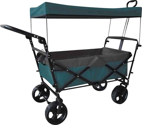 Outdoor active Bollerwagen “Petrol“ mit Dach, faltbar, Sonstige