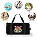 Coat of Arms of South Africa Travel Gym Bag Sport Workout Duffel Bags with Compartments And Side Pocket