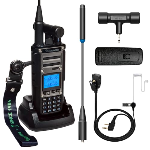 Talkie-walkie VHF UHF QUANSHENG TK-11(8) portable avec émetteur récepteur multibande 10W