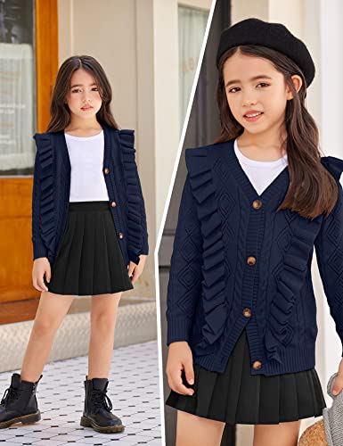 Arshiner Skirts For Girls Kids & Teen & Toddler School Uniform Girls Active Skirt,Black,6-7 Years #TOP6