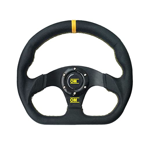 Volanti Sportivi Volante universale D-Shape Stewing Modificato Racing 13inch 320mm