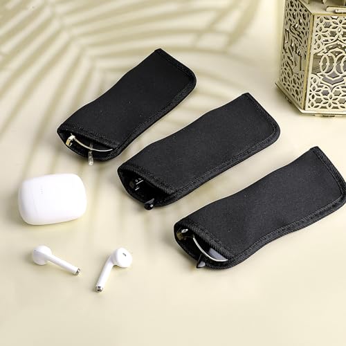 Image of Xthrotsenk 4 Pcs Glasses Case Soft Eyeglass Pouch Sleeve Cover Holder Protective Case for Glasses Travel Sunglasses Sleeve Holder Fabric Spectacle Pouch