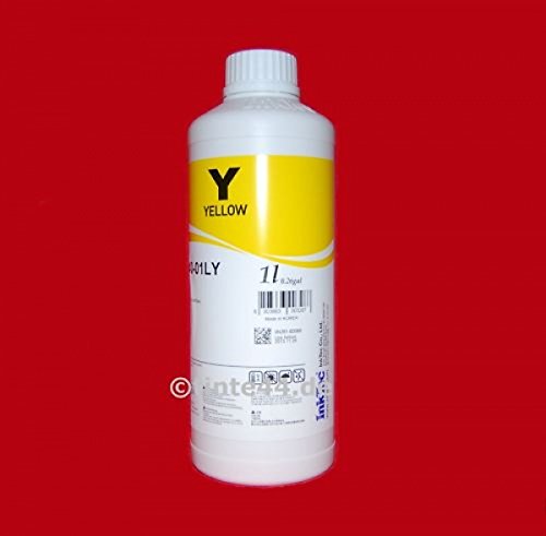 InkTec CLI-521Y encre jaune C9021 flacon 1 litre pour recharges d'imprimantes performantes