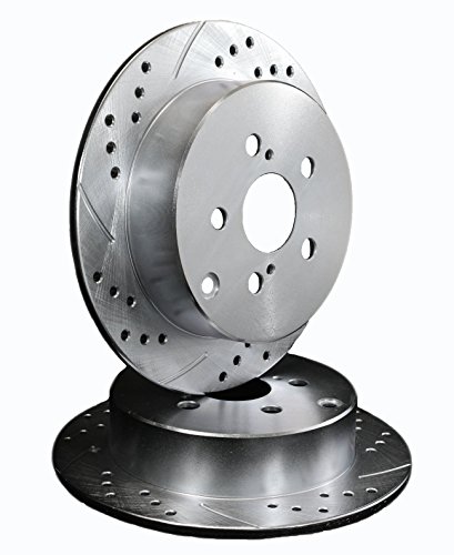 Fits 2013 Chevrolet Cruze [ W/Rear Disc ] REAR PAIR ATL Autosports Performance Brake Rotors ATL55199-04DDS