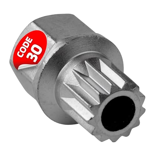 SW-Stahl 02381L-1 Felgenschloss Adapter 30 I geeignet für BMW I Felgenschlösser lösen I Radsicherung Felgenschloss Demontage Werkzeug I Felgenschloss Ausdreher I Felgensicherung Schlüssel