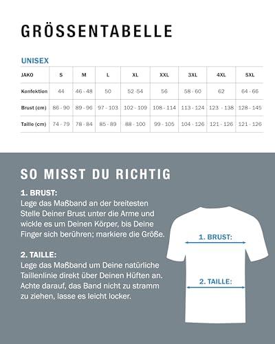 JAKO JAKO Herren Fußballtrikots Trikot Team KA, schwarz, L, 4233 - Verwendungsansicht 7 | Sportbekleidung