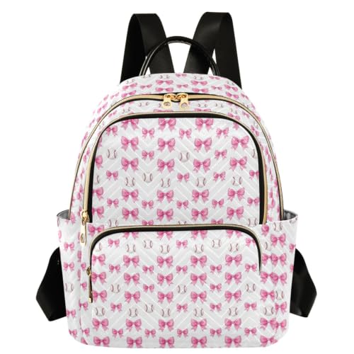 Mochila casual de béisbol talla S color blush para mujer ideal excursiones