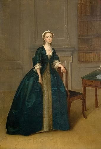 Affiches et gravures portrait de femme Arthur Devis pour habiller un grand mur vide de salon