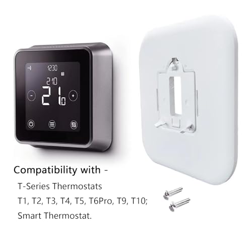 ARYEIELLSOW THP2400A1080 Large Cover Plate & Electrical Box Adaptor for T-Series Thermostats, White (4) by ARYEIELLSOW - Image 5