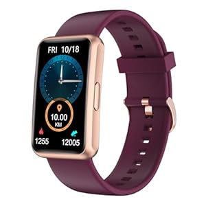 HUAKUA Schrittzähler Uhr (Ohne app und Handy) 1,47 Zoll Touchscreen Einfach Smartwatch Fitness Tracker mit Kalorienzähler,Schlafmonitor,Stoppuhr Wasserdicht IP68,Timer Fitnessuhr für Gehen Laufen