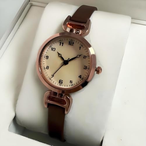 Image of Women's Small Dial Watch Simple Analog Wrist Watch for Formal and Occasion Styling